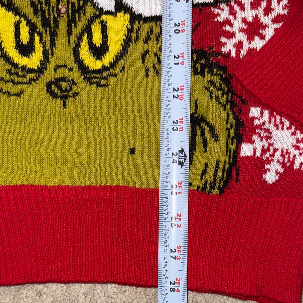Dr. Seuss Red Grinch Crewneck Sweater - Picture 8 of 9